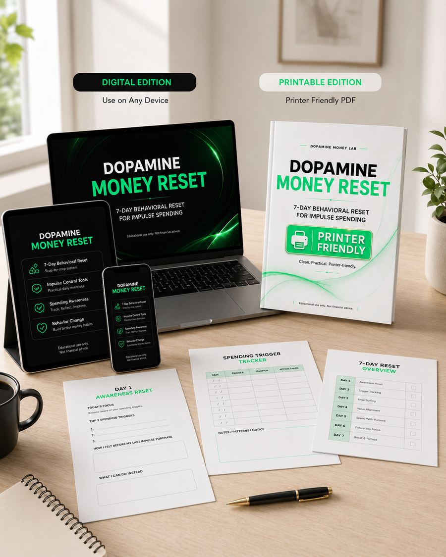 Dopamine Money Reset